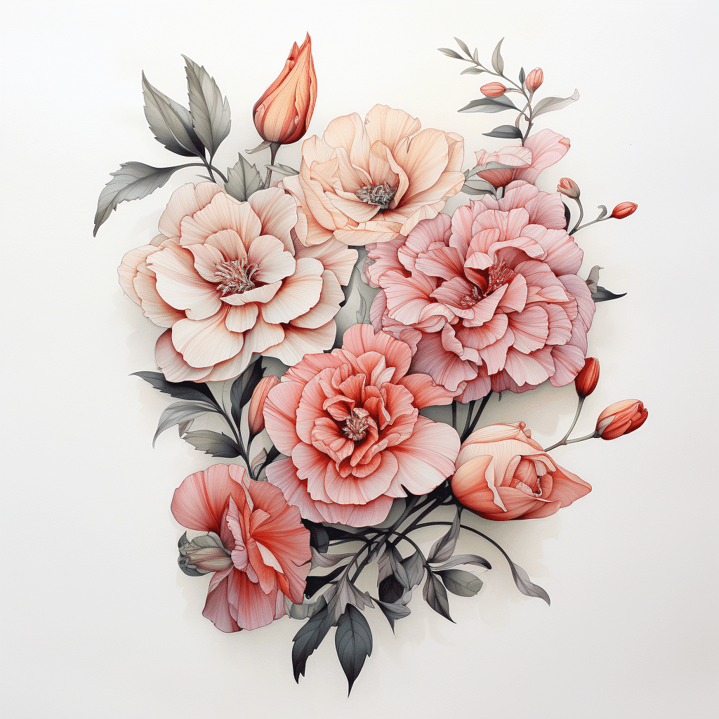 flower drawings