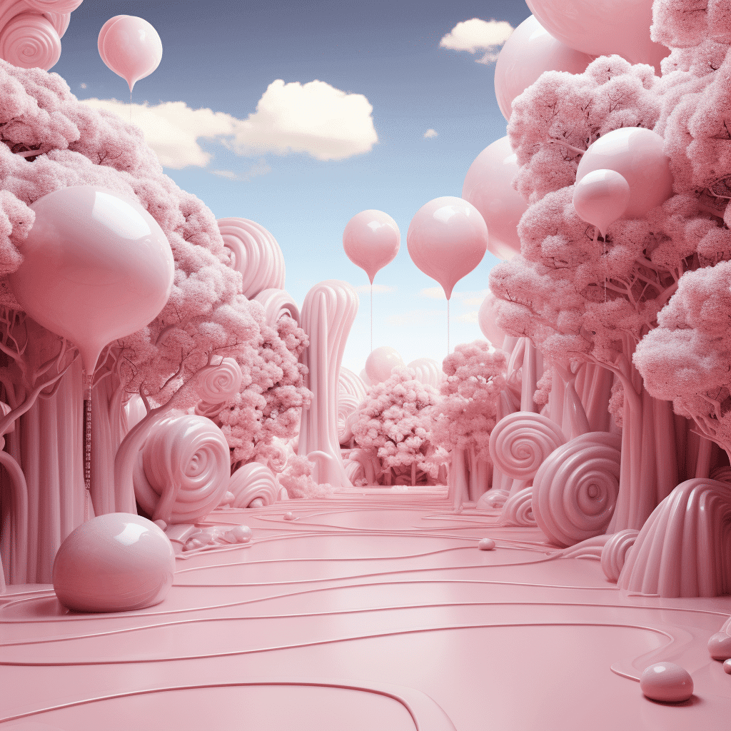 pink background