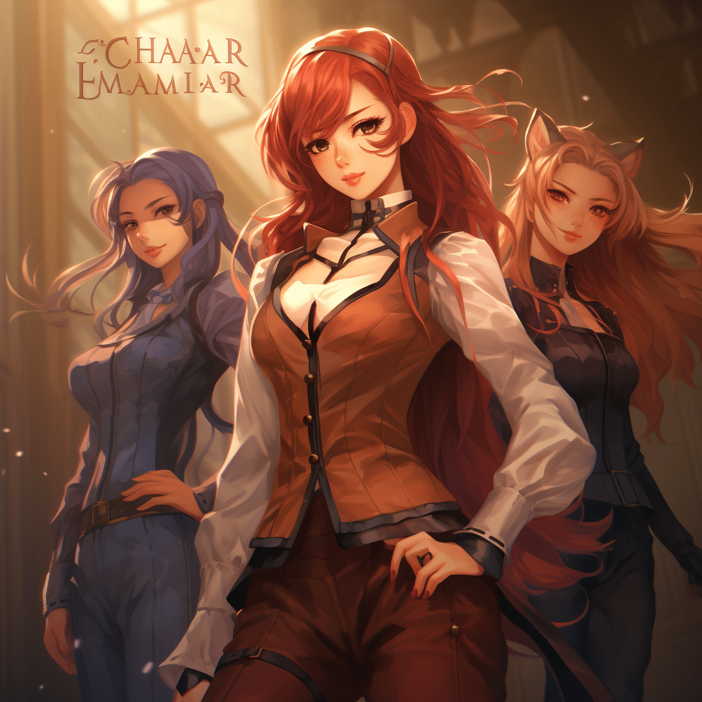 female anime chearleaders