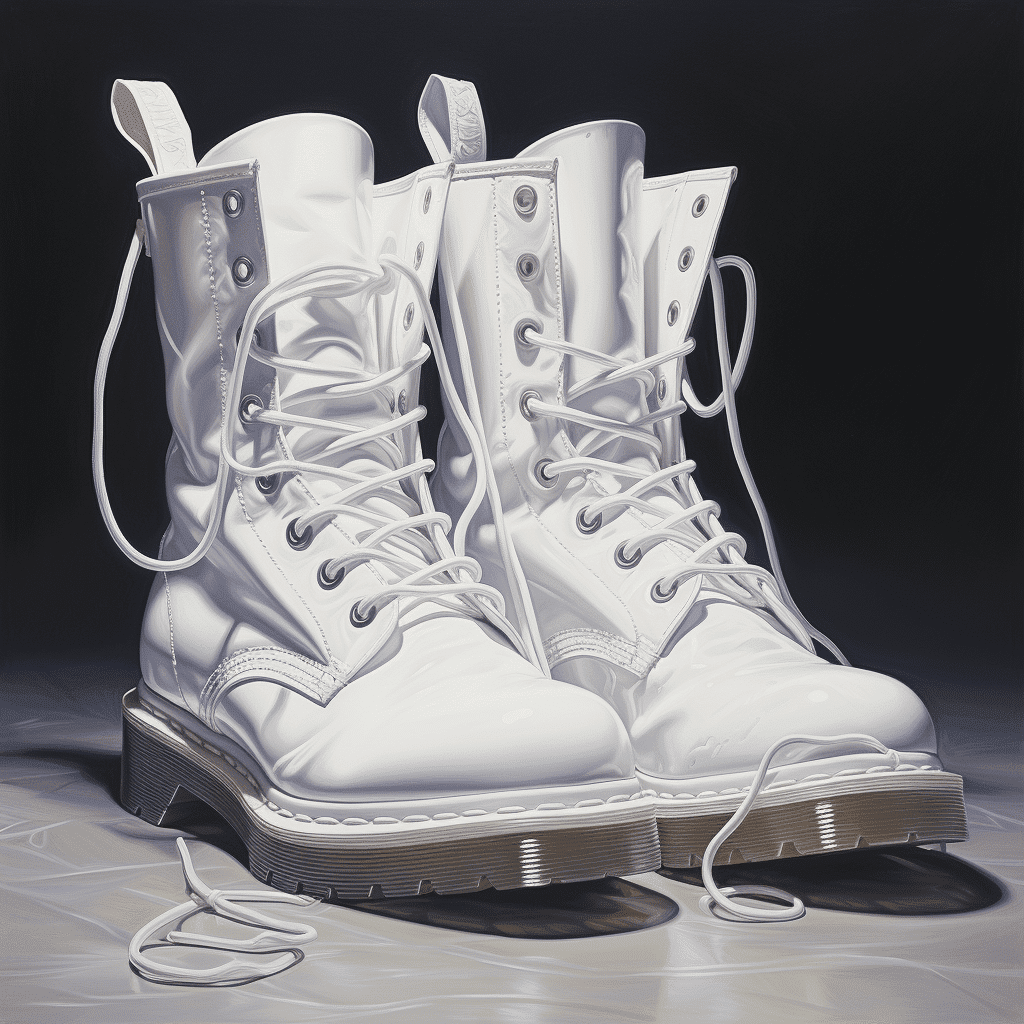 white boots