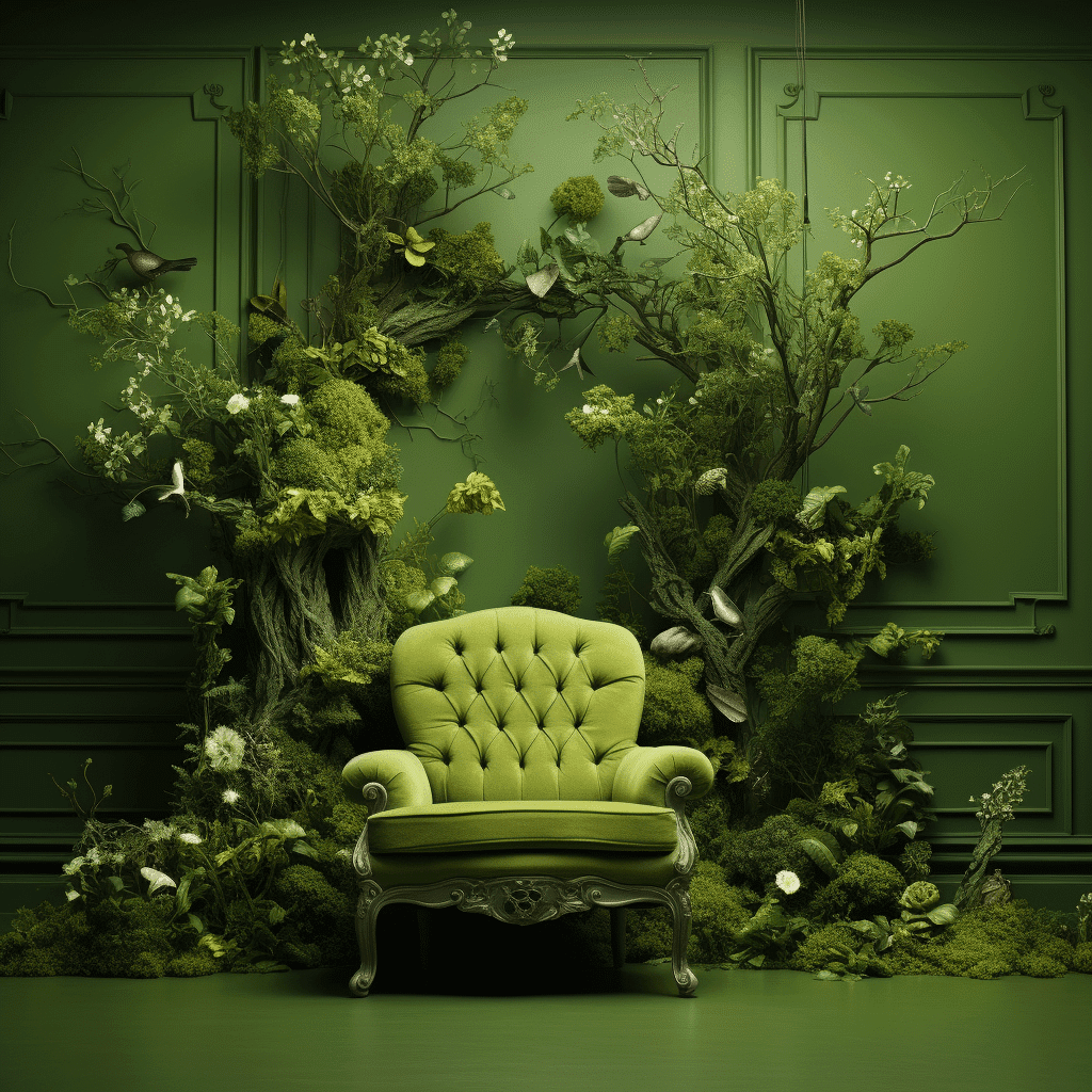 green wallpaper