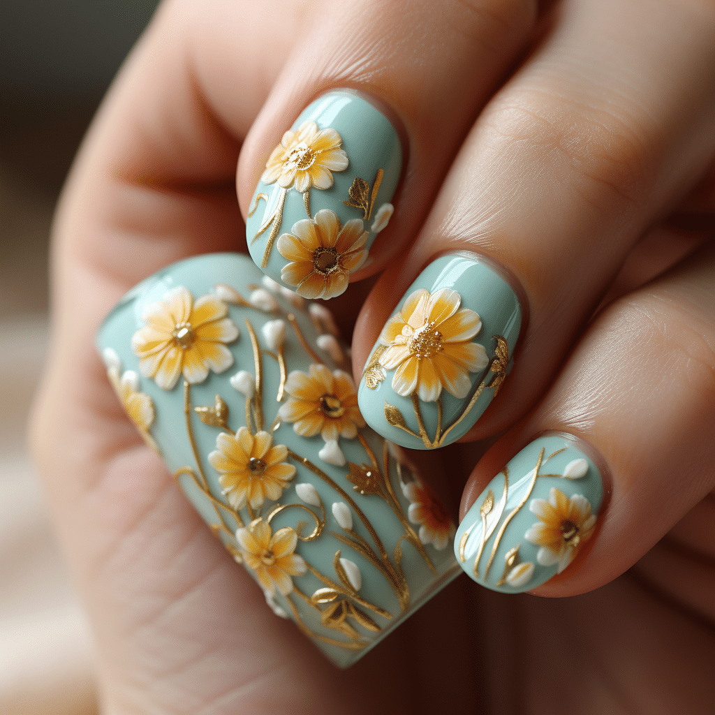 daisy nails