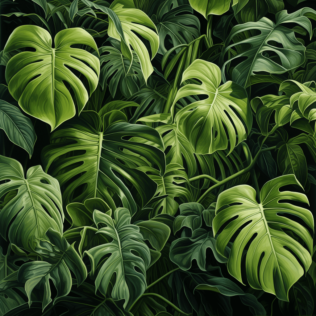 monstera albo