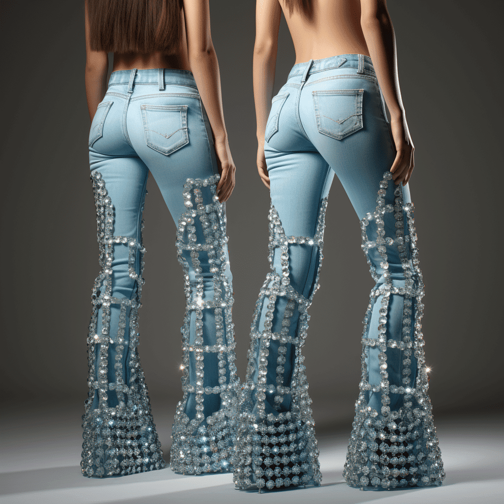 rhinestone jeans