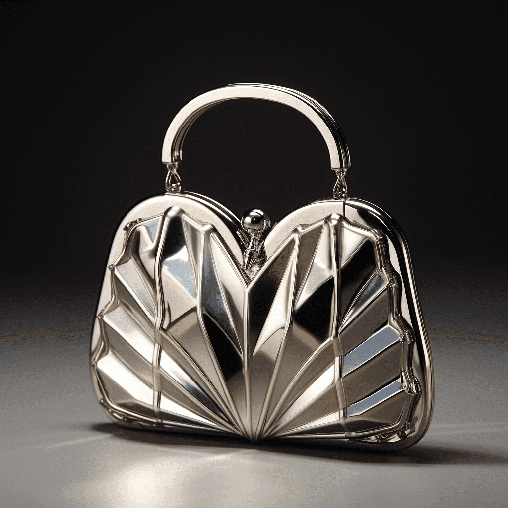 silver purse