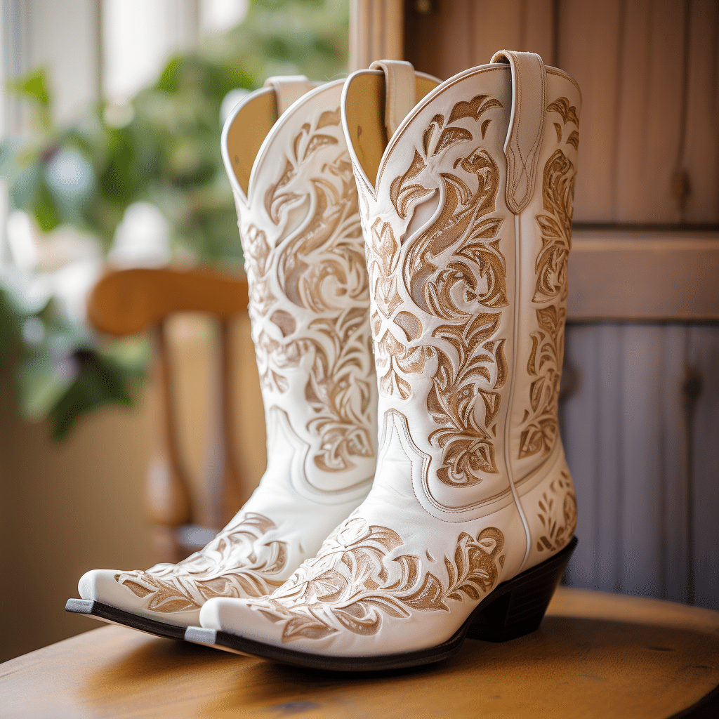 white cowgirl boots