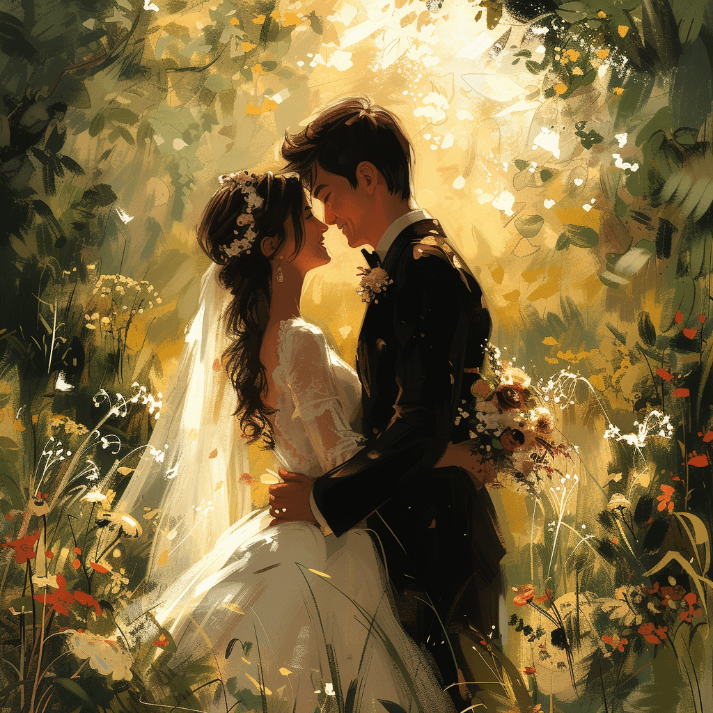its my first time getting married