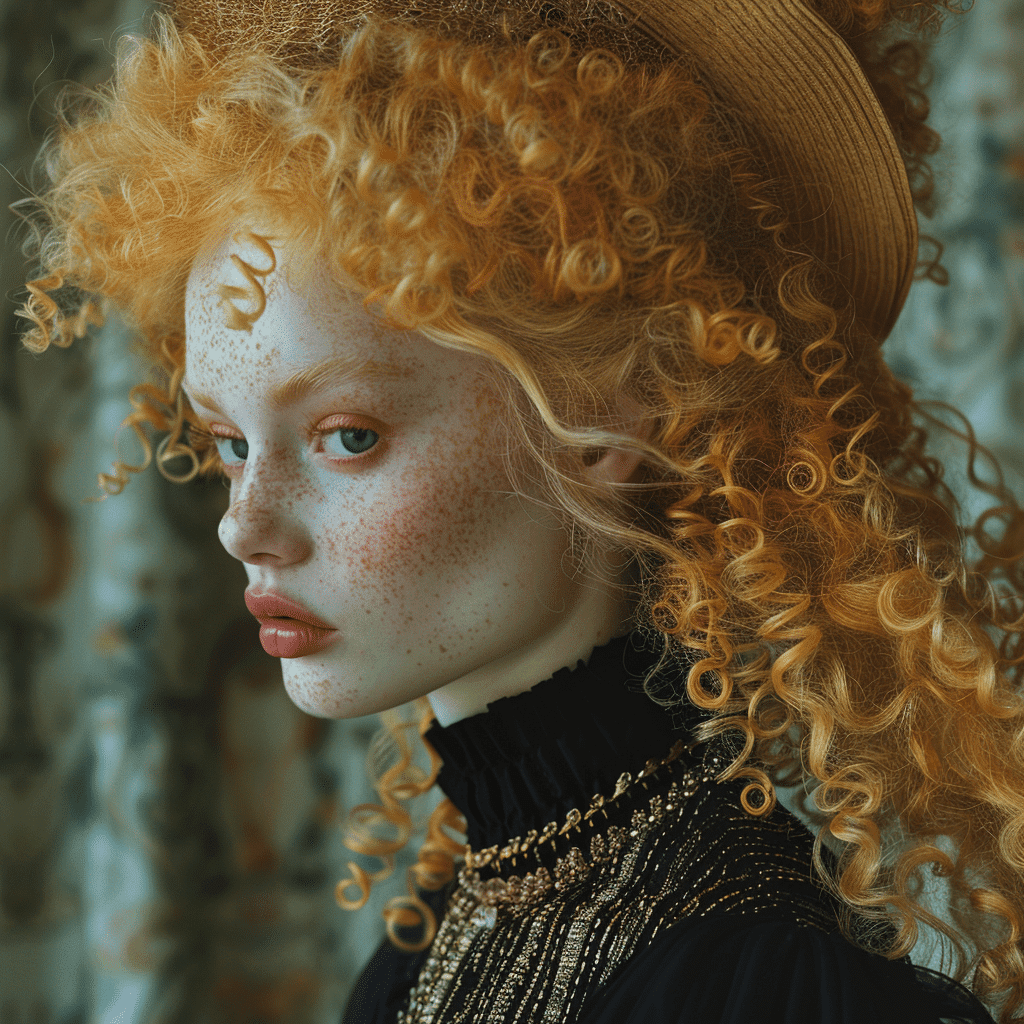 crimped hair
