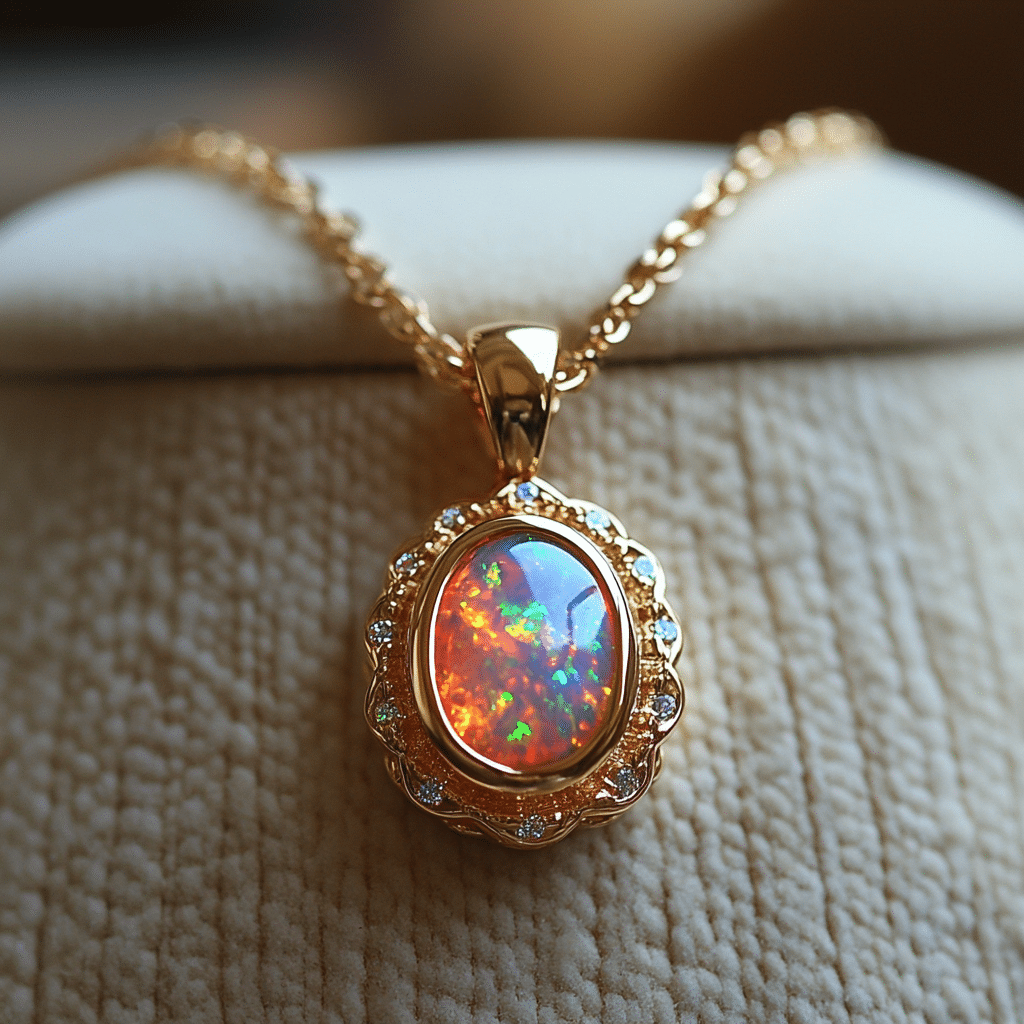 opal necklace