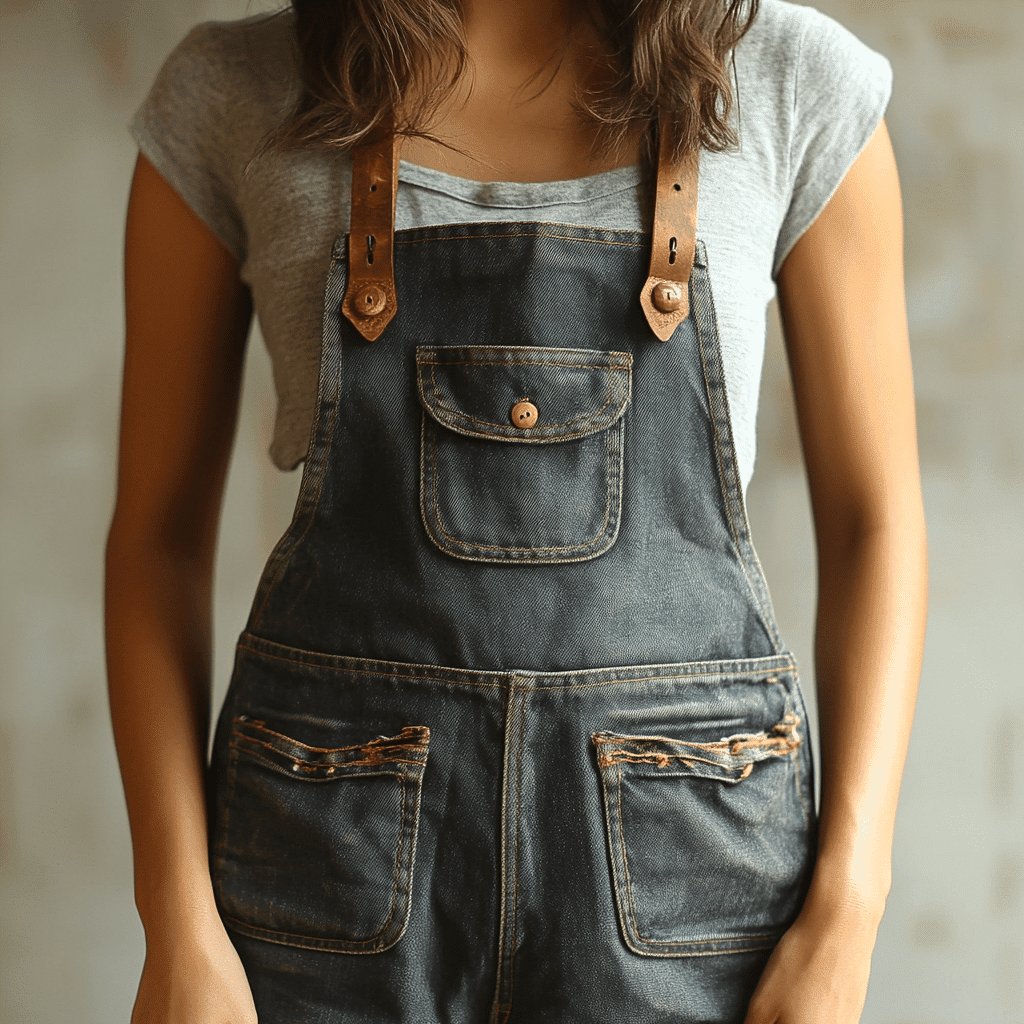 overall shorts