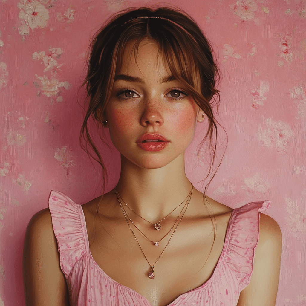 pink top