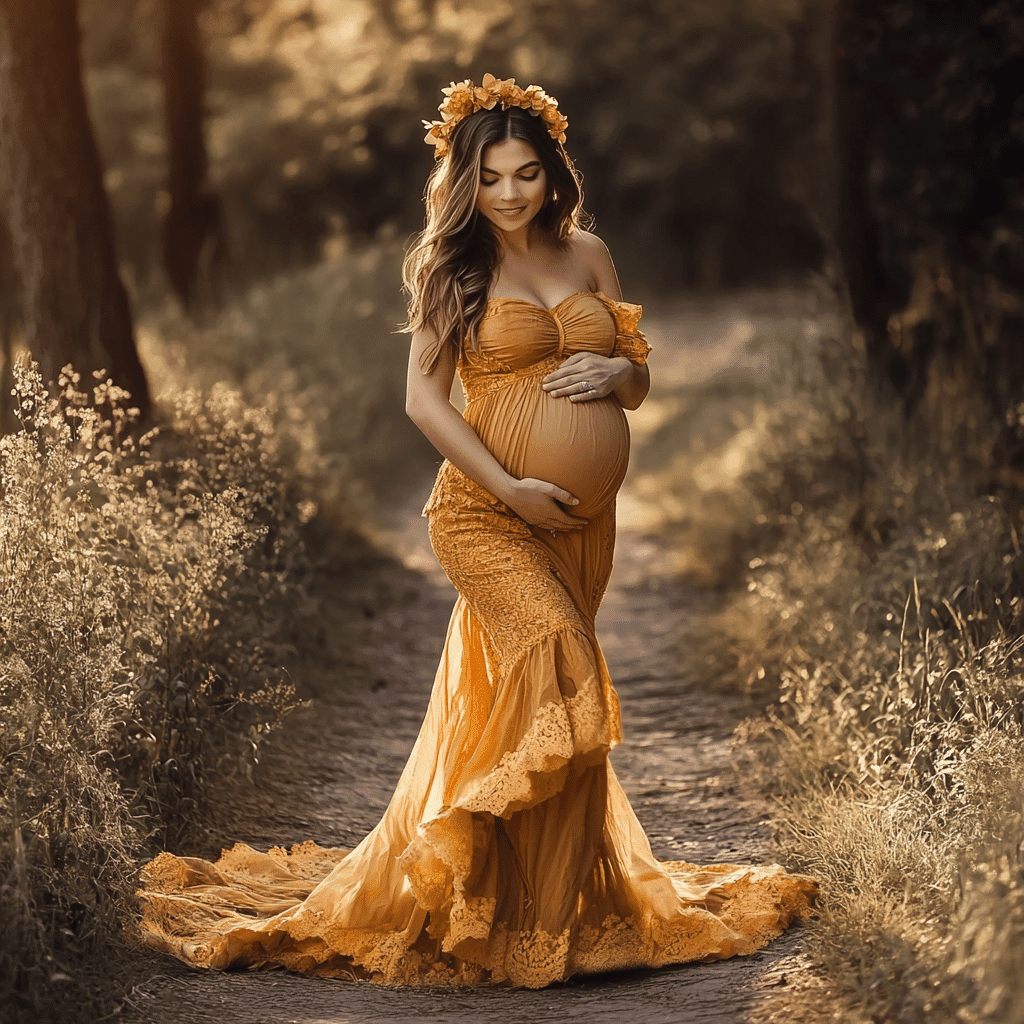 maternity photoshoot dress
