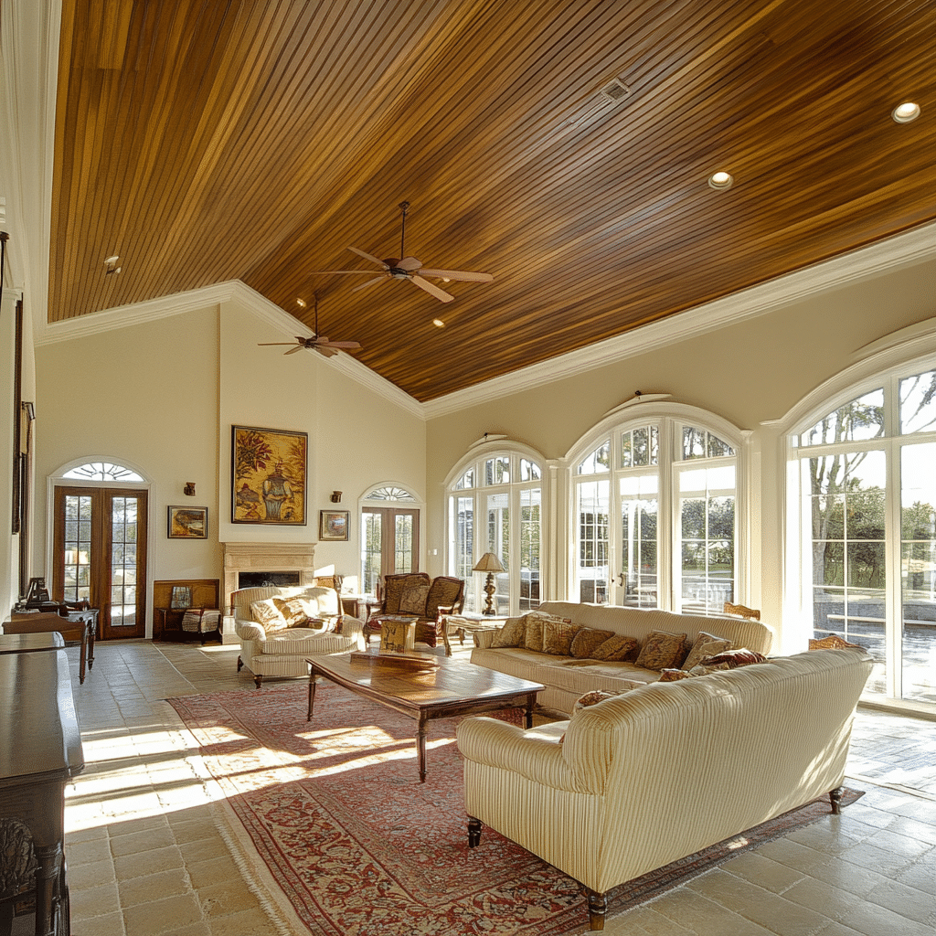 tongue and groove ceiling