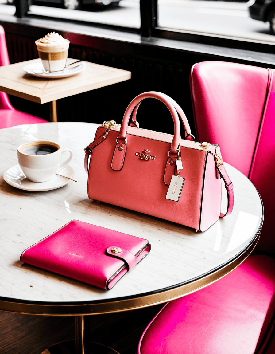 pink coach purse