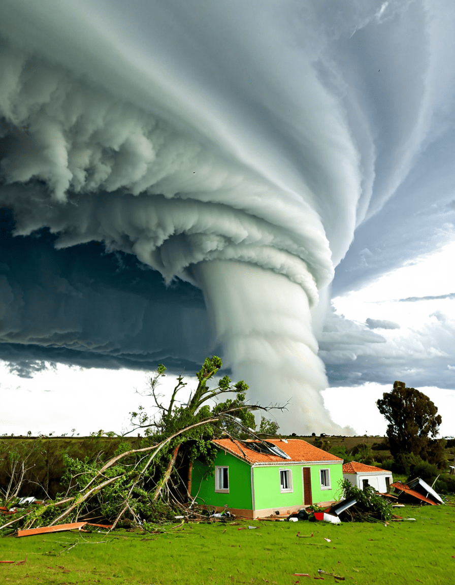 amenaza de tornado