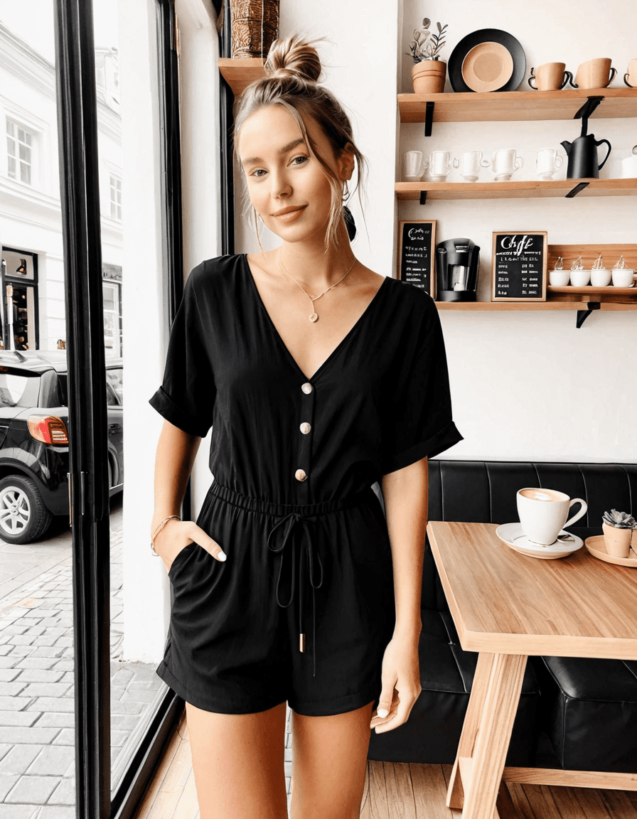 black romper