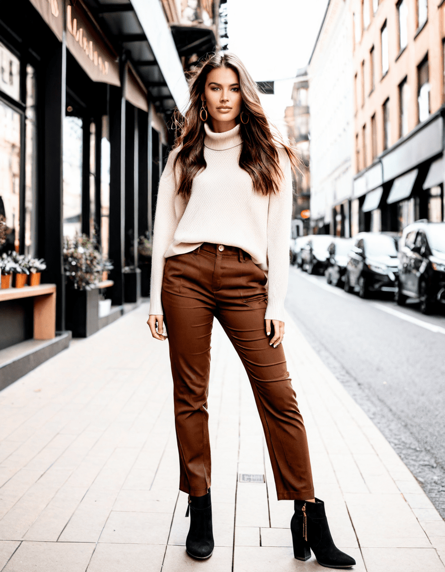 brown pants