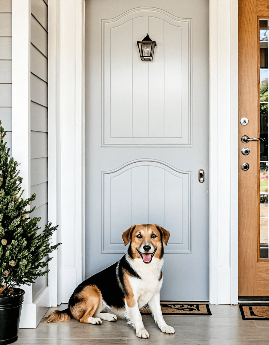 dog and door
