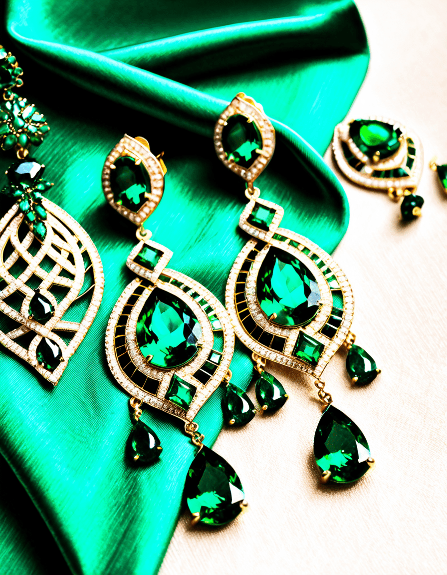 emerald earrings