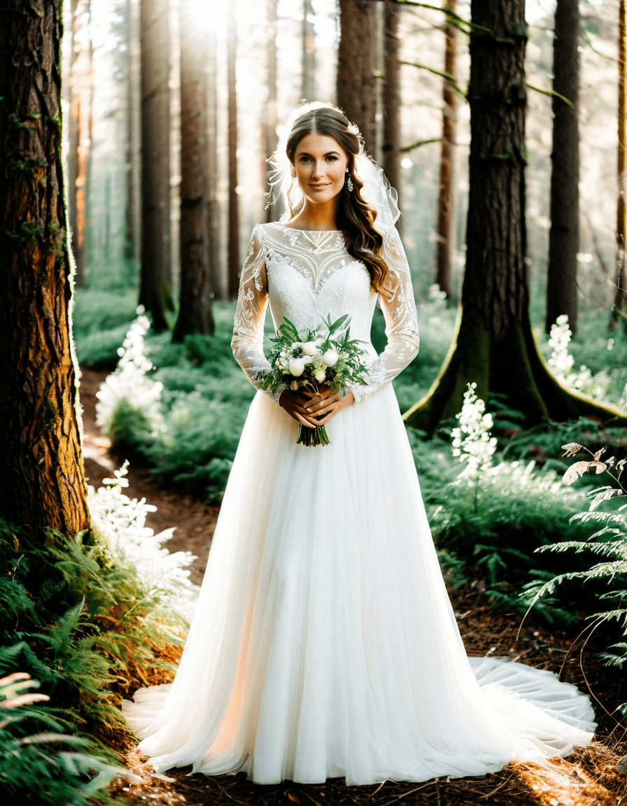 long sleeve wedding dress