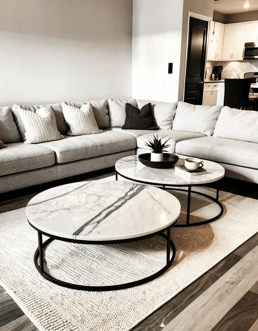 marble coffee table