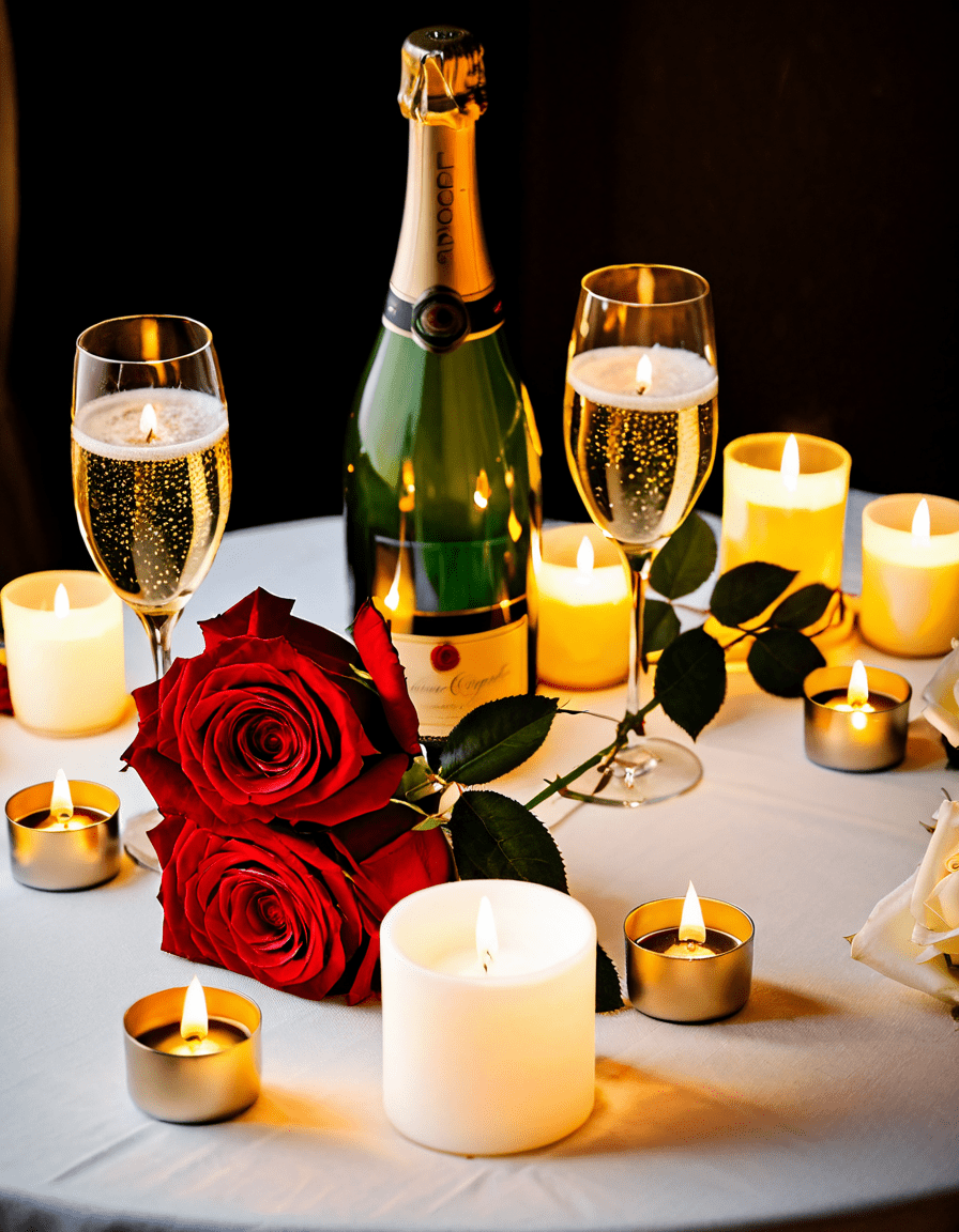 roses and champagne