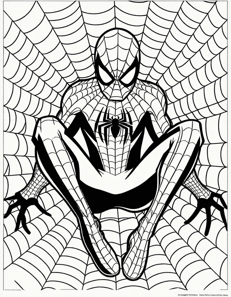 spider man coloring pages