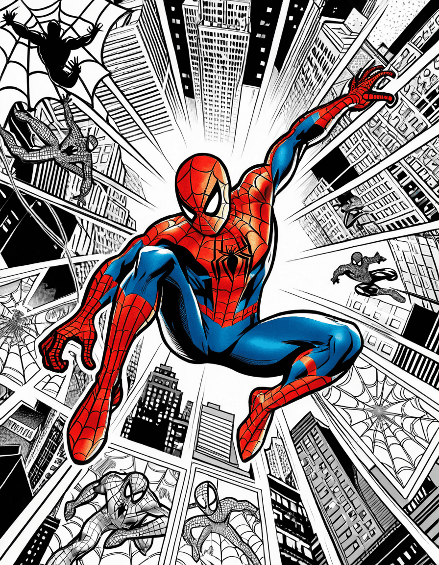 spiderman coloring pages