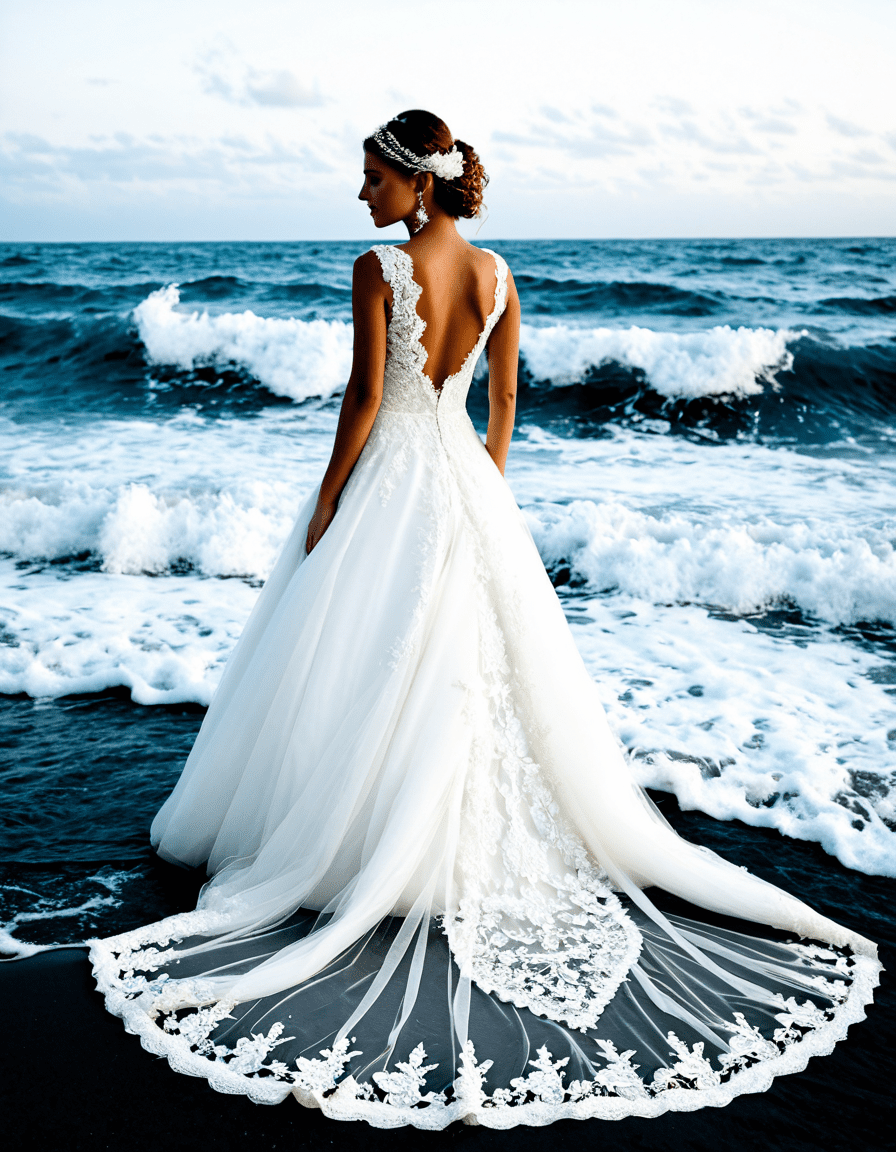 white wedding dress
