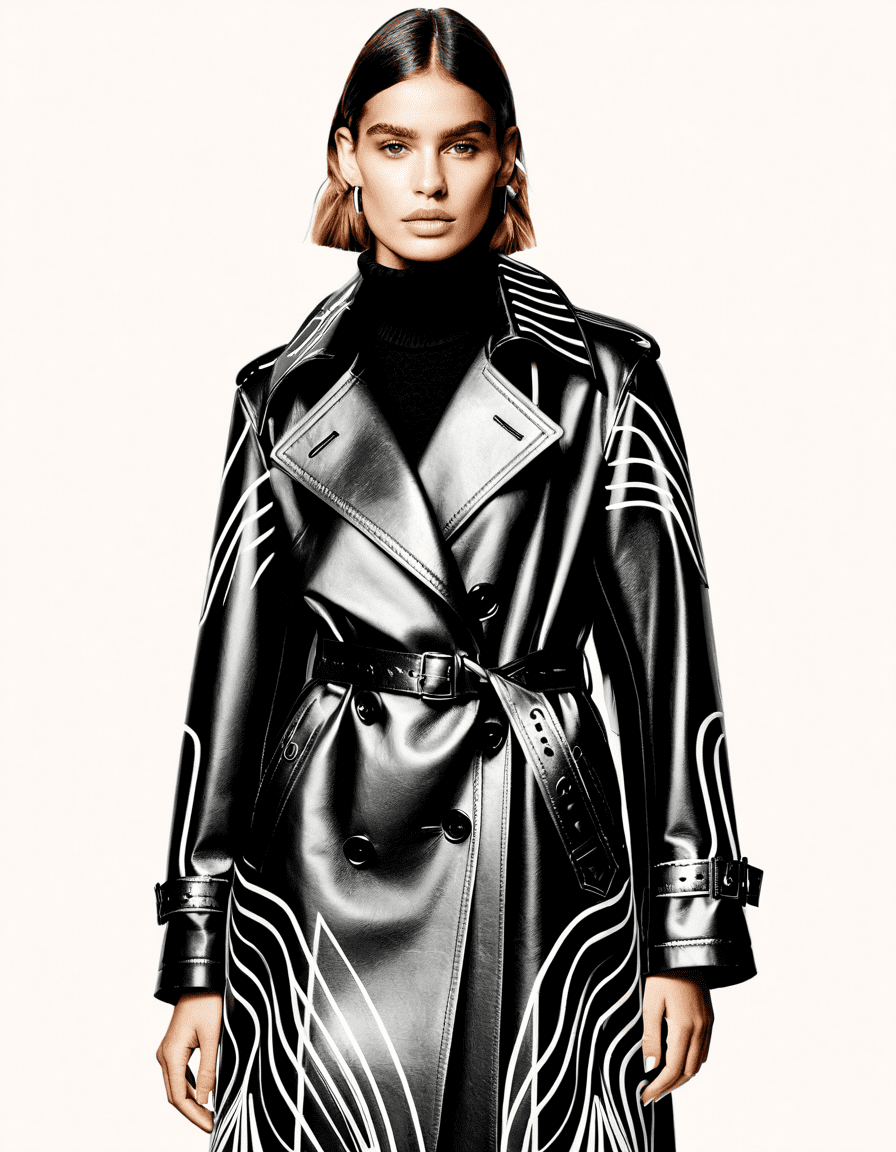 leather trench coat