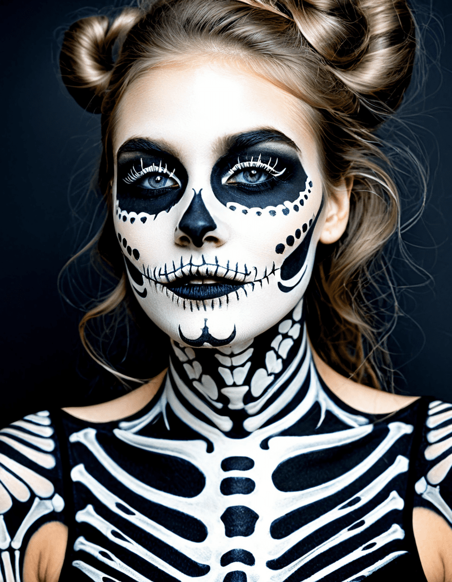 skeleton makeup