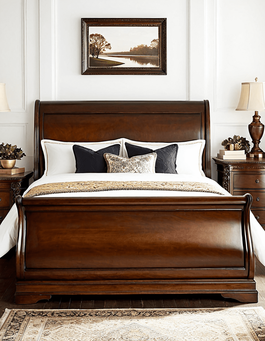 sleigh bed