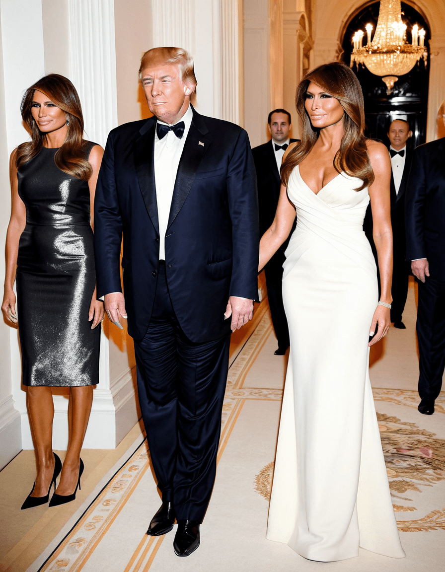 how old was melania when she met trump