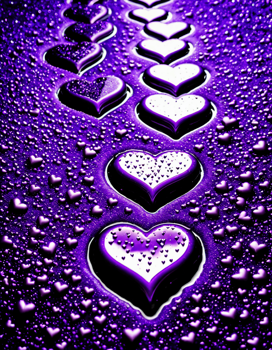 purple hearts