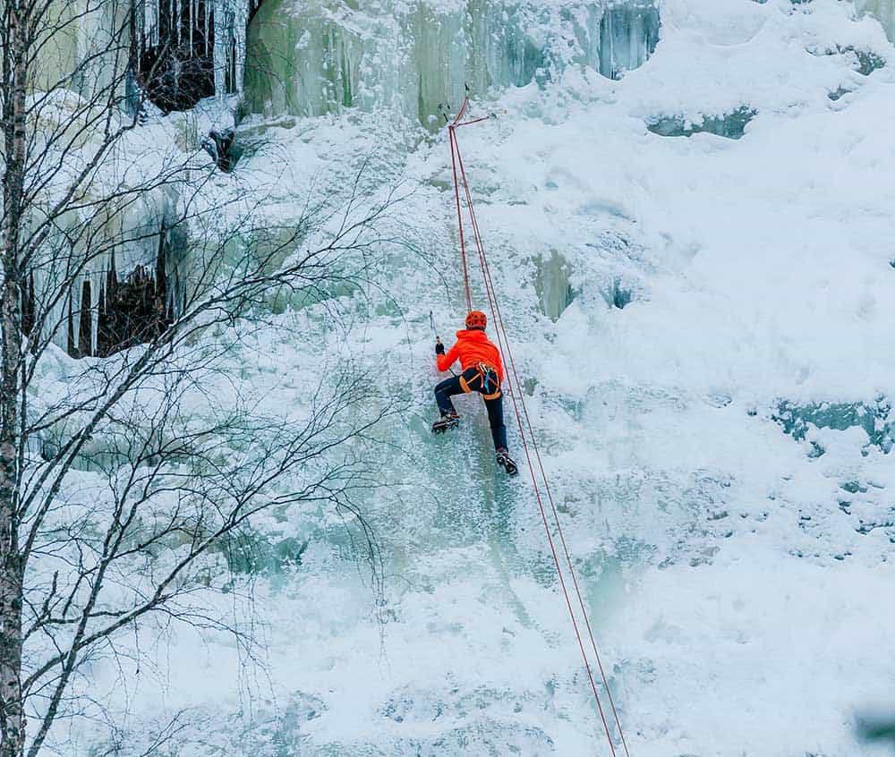 Ice Climbing in Finland