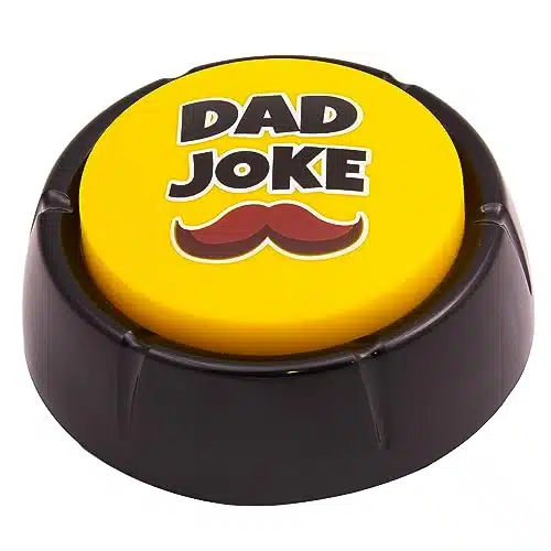 Dad Joke Button  A Gift for Fathers with + Funny Dad Jokes  Novelty Talking Button Present
