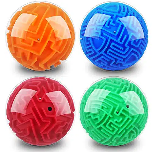 Pieces D Maze Ball Maze Puzzle Ball Magic Brain Teasers Games Sphere Educational Puzzle Toys Maze Puzzle Cube Ball for Adults and Students Teens and Hard Challenges Game Lover
