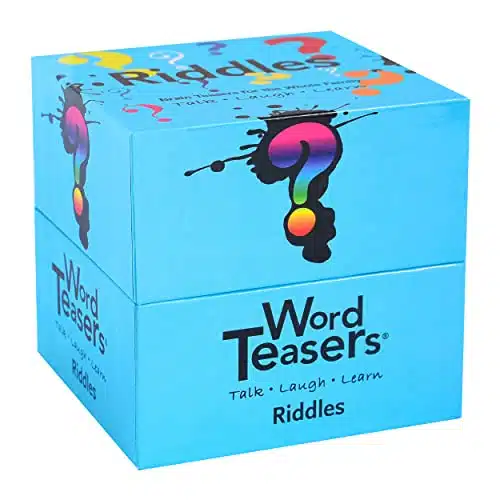 WORD TEASERS Riddles   Riddle Game for Kids, Teens & Adults   Fun & Funny Brain Teaser Puzzles   Great Card Game for KidsFun Travel Game   Riddle Cards