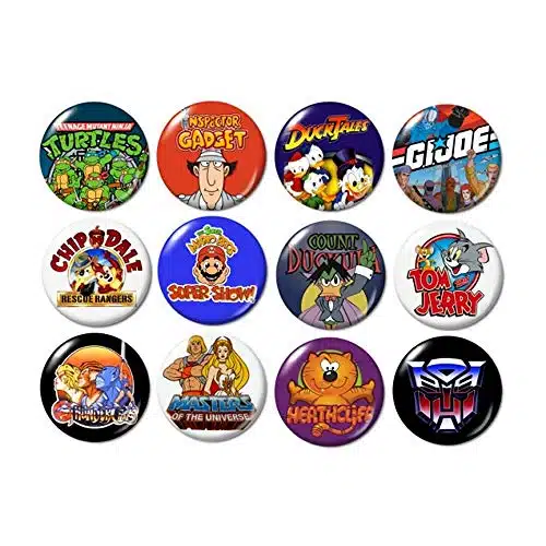 's TV Cartoons Buttons Pins (set #)