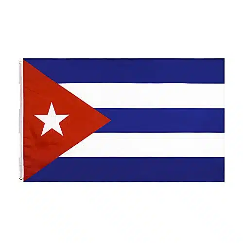 ANJOR Cuba Flag xFoot Cuban National Flags with Brass Grommets X Ft