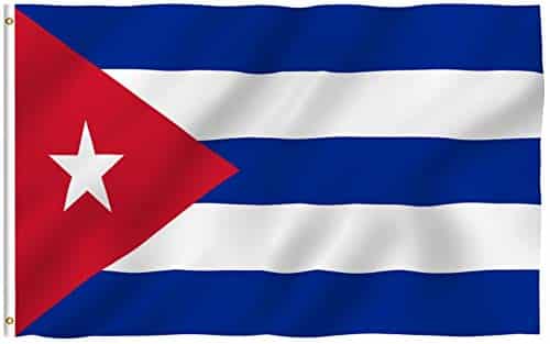 Anley Fly Breeze xFoot Cuba Flag Vivid Color and Fade proof Canvas Header and Double Stitched Cuban National Flags Polyester with Brass Grommets X Ft