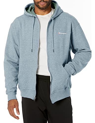 Champion Men's Zip Up Hoodie, Powerblend, Zip Up Hoodie Sweatshirt for Men (Reg. or Big & Tall)