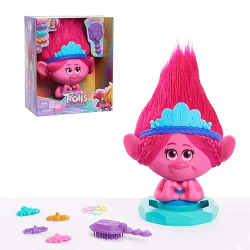 DreamWorks Trolls Band Together Poppy Styling Head, pieces, Pink, Kids Toys for Ages Up by Just Play