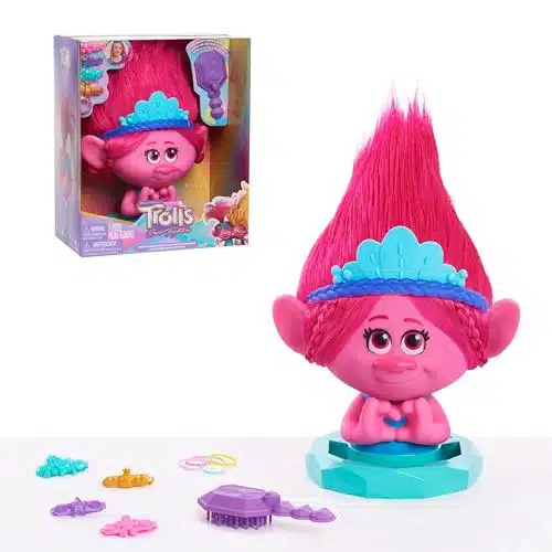 DreamWorks Trolls Band Together Poppy Styling Head, pieces, Pink, Kids Toys for Ages Up by Just Play