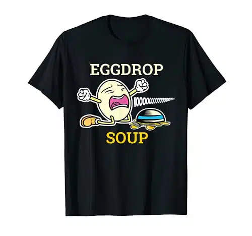 Eggdrop Egg Drop Soup Pun Tshirt   Funny Eggs Food Joke T Shirt