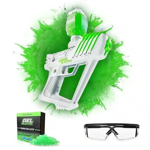 Gel Blaster Surge   Extended + Foot Range   Fast & Powerful FPS   Semi & Automatic Modes   Kit Includes Fast Charger & More   Ages +