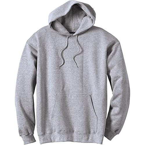 Hanes Men's Ultimate Cotton Heavyweight Pullover Hoodie Sweatshirt, Light Steel, Small