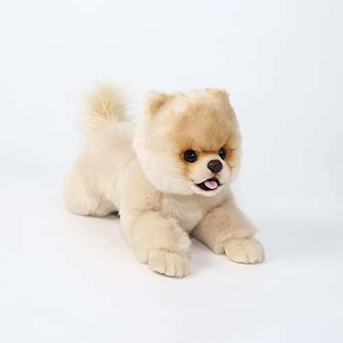 Inch  Pomeranian Stuffed Animals Toy Dog,Plush Puppy Realistic Cute Toy Dog Present Gift for Girls Boys