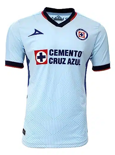 Men's Cruz Azul Away Soccer Jersey Officially Licensed (as, Alpha, l, Regular, Regular)