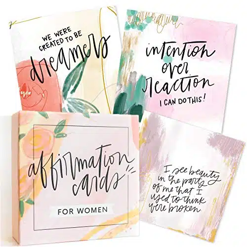 Paper Peony Press Affirmation Cards for Women Beautifully Illustrated Inspirational Cards with Positive Affirmations to Help with Gratitude, Mindfulness, Daily Encouragement and Self Care